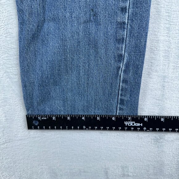 Bullhead Vintage Jeans Cropped Straight Slim Fit Womens Blue Size W32XL30 - Picture 9 of 10
